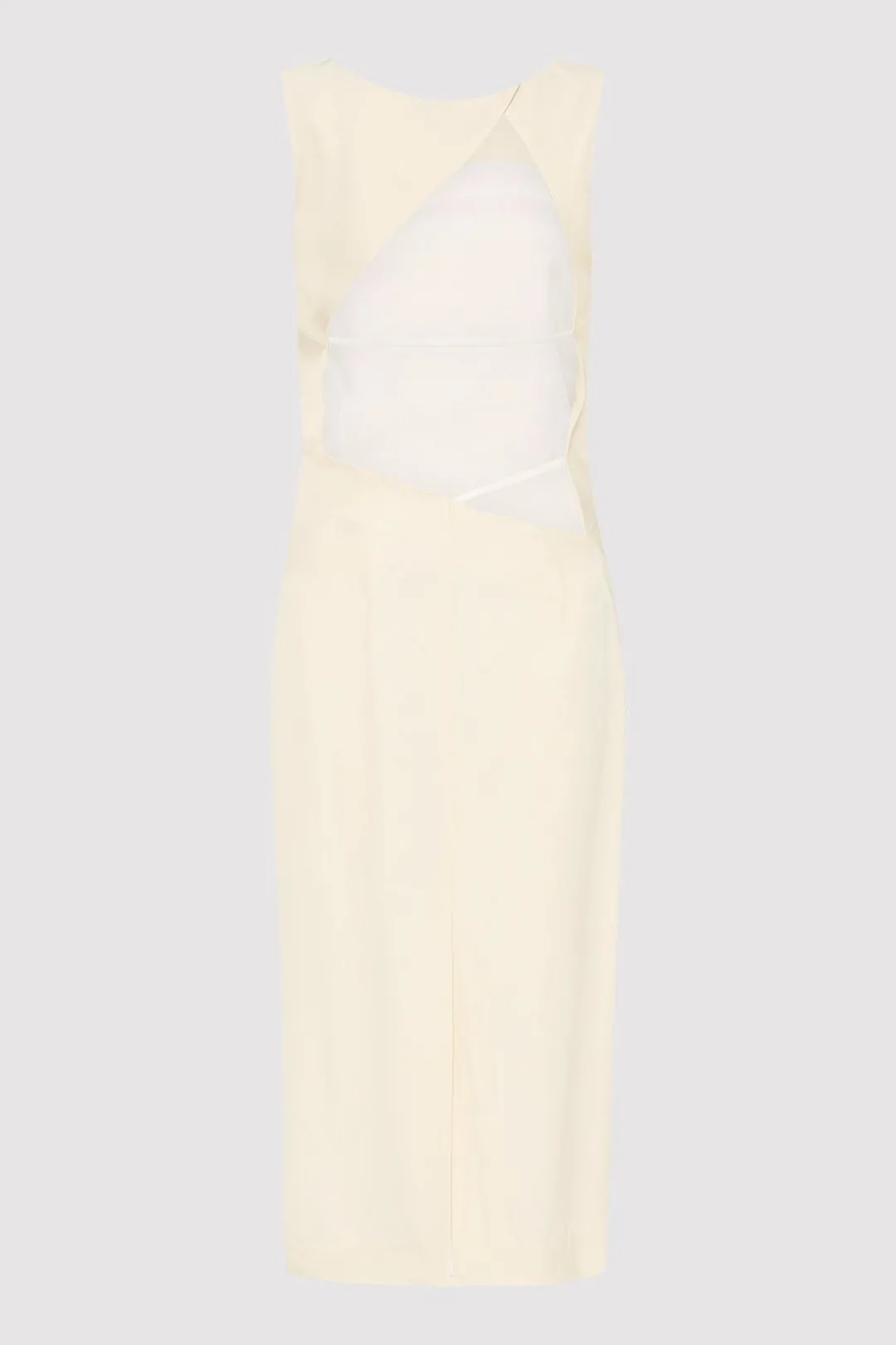 Dresses*St. Agni Cut Out Midi Dress - Cool White