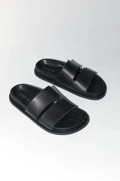 Slides*St. Agni Cut Out Slide - Black
