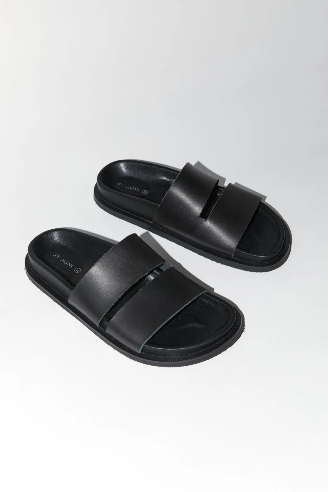 Slides*St. Agni Cut Out Slide - Black