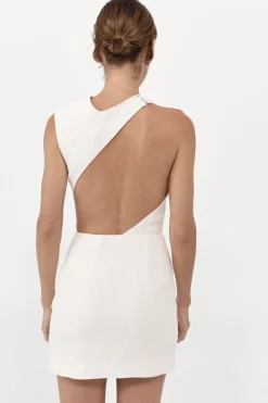 Dresses*St. Agni Deconstructed Mini Dress - Ivory