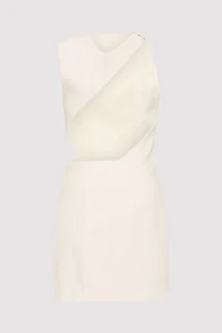 Dresses*St. Agni Deconstructed Mini Dress - Ivory