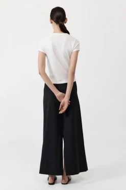 Skirts*St. Agni Deconstructed Waist Maxi Skirt - Black