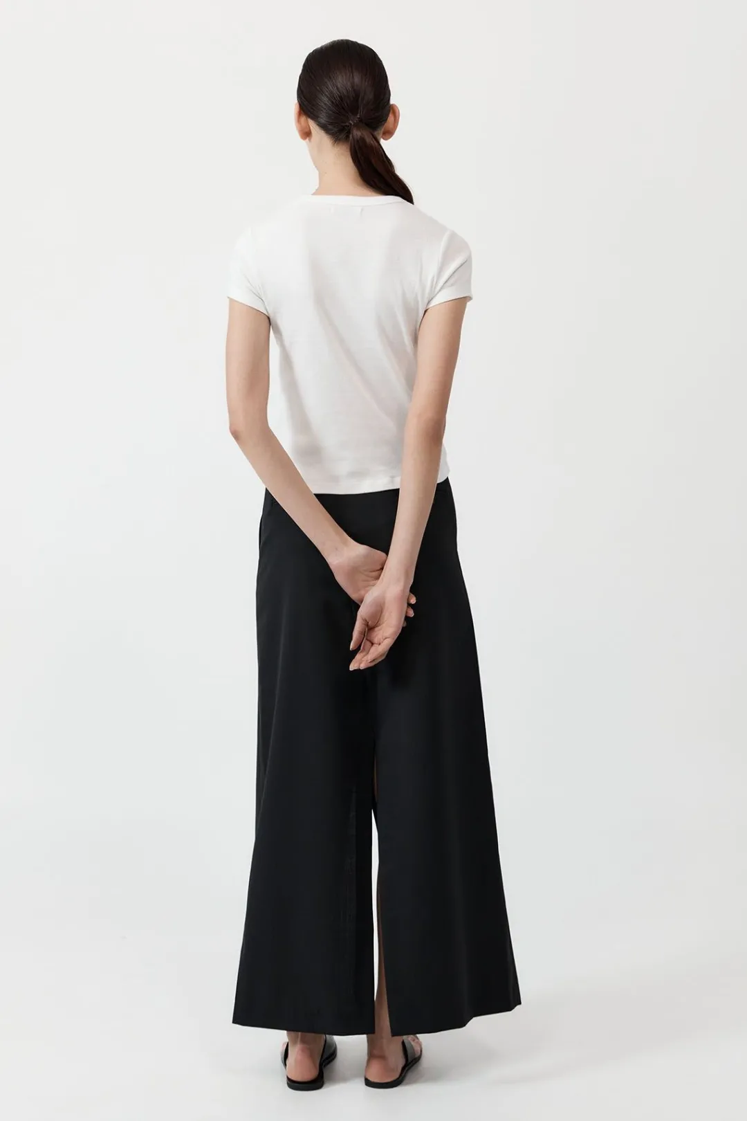 Skirts*St. Agni Deconstructed Waist Maxi Skirt - Black