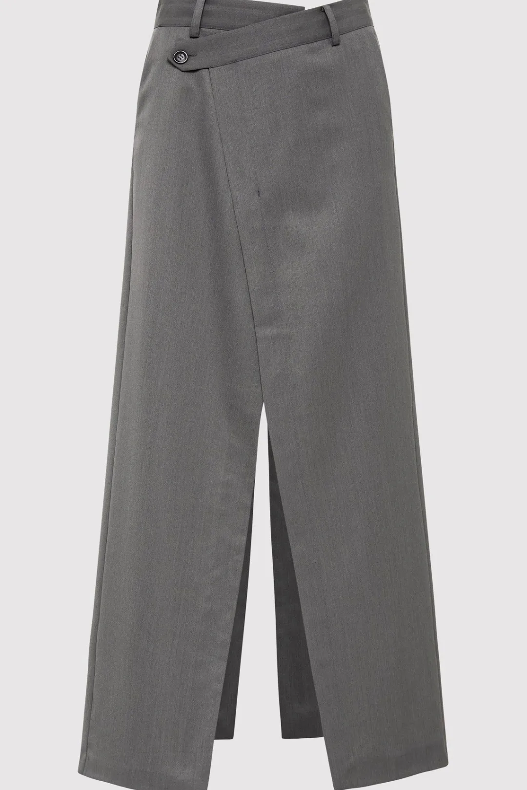 Skirts*St. Agni Deconstructed Waist Maxi Skirt - Pewter Grey