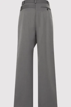 Unisex*St. Agni Deconstructed Waist Pants - Pewter Grey