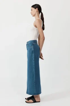 Skirts*St. Agni Denim Maxi Skirt - Denim Blue