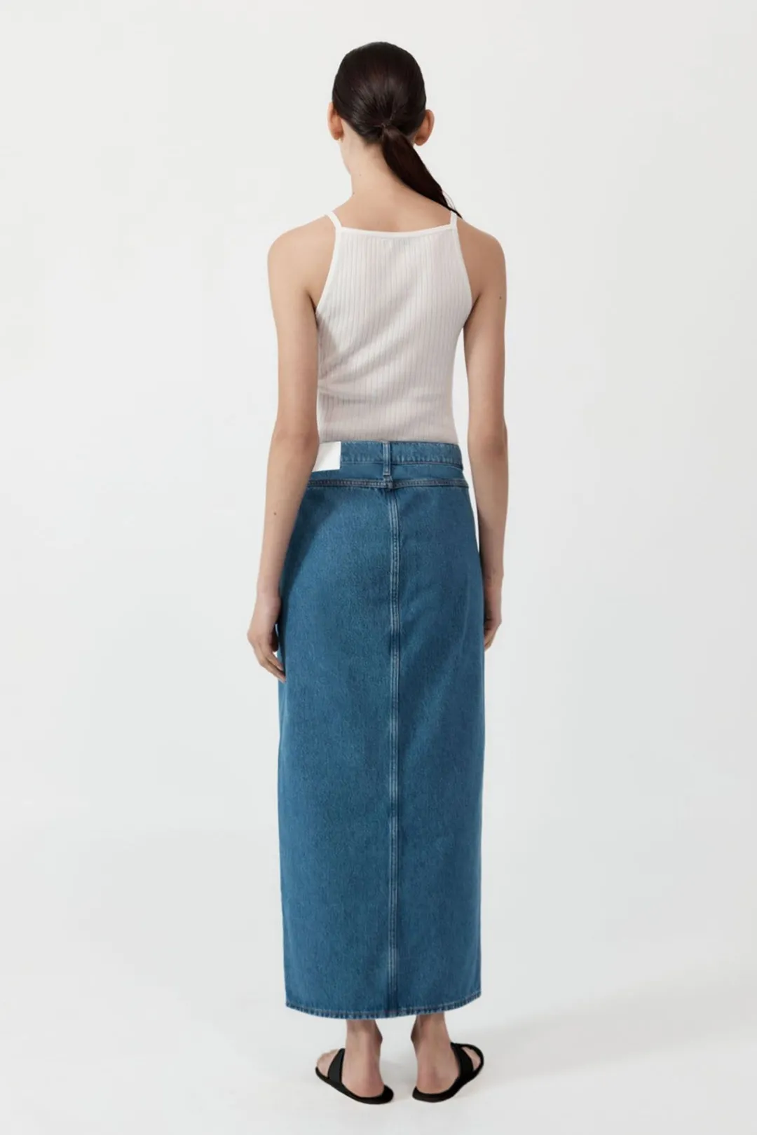 Skirts*St. Agni Denim Maxi Skirt - Denim Blue