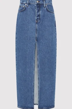 Denim*St. Agni Denim Maxi Skirt - Denim Blue