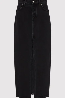 Denim*St. Agni Denim Maxi Skirt - Washed Black