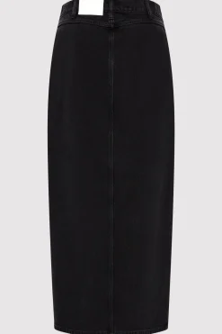 Denim*St. Agni Denim Maxi Skirt - Washed Black