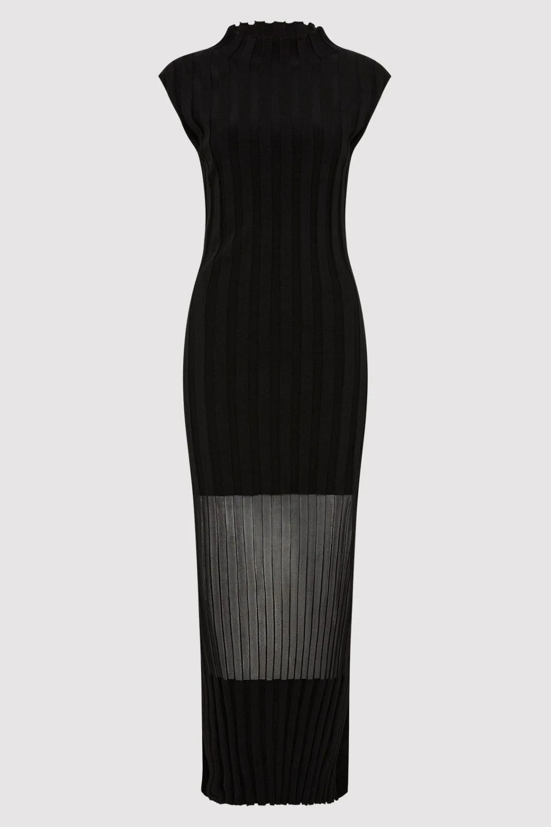 Dresses*St. Agni Fine Pleat Knit Dress - Black