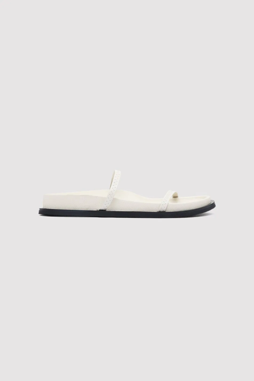 Slides*St. Agni Fine Strap Slide - Cool White
