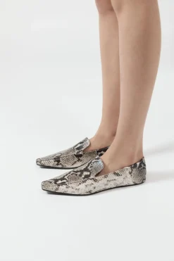 Flats*St. Agni Flat Loafer - Python