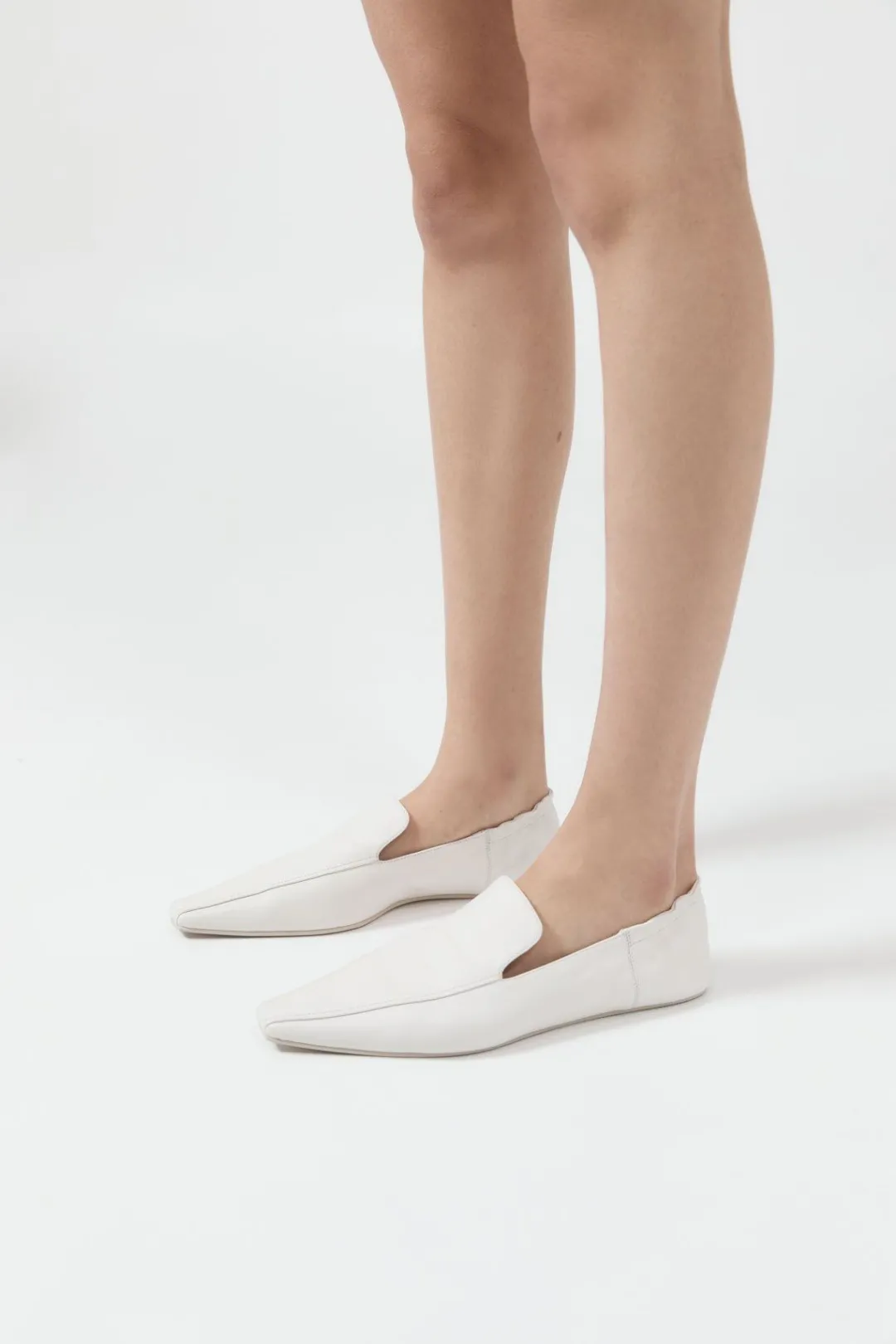 Flats*St. Agni Flat Loafer - White
