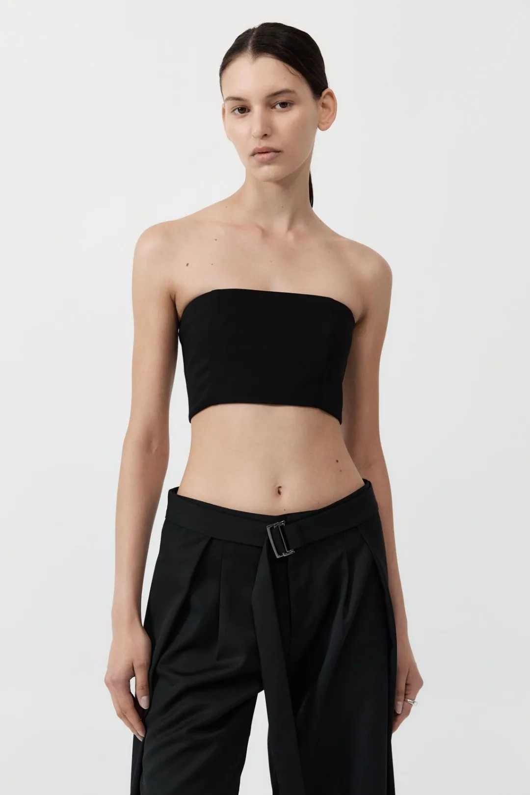 Pants*St. Agni Fold Trousers - Black