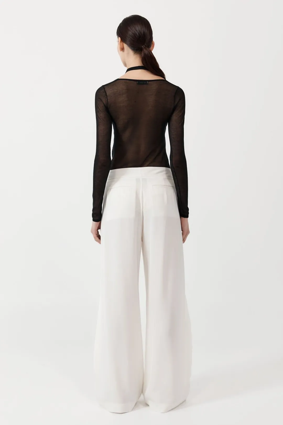 Pants*St. Agni Fold Trousers - Off White
