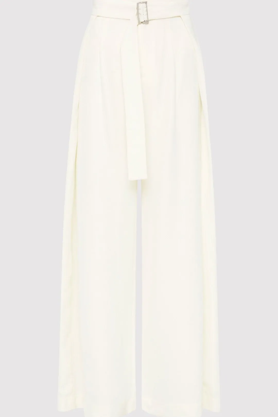 Pants*St. Agni Fold Trousers - Off White