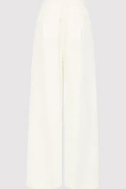 Pants*St. Agni Fold Trousers - Off White