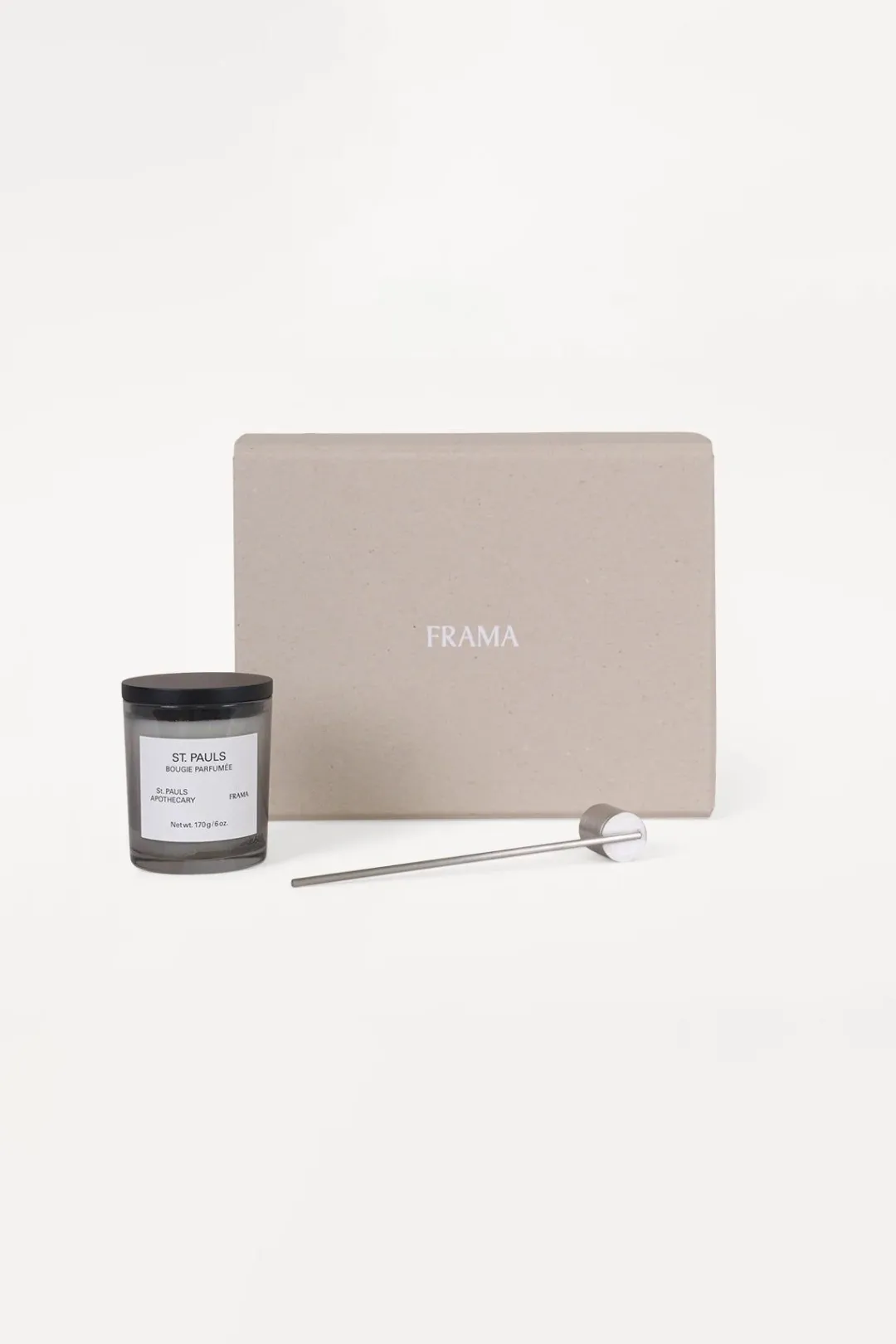 Candles*St. Agni Frama Gift Box: St Pauls | Scented Candle 170g + Snuffer by FRAMA