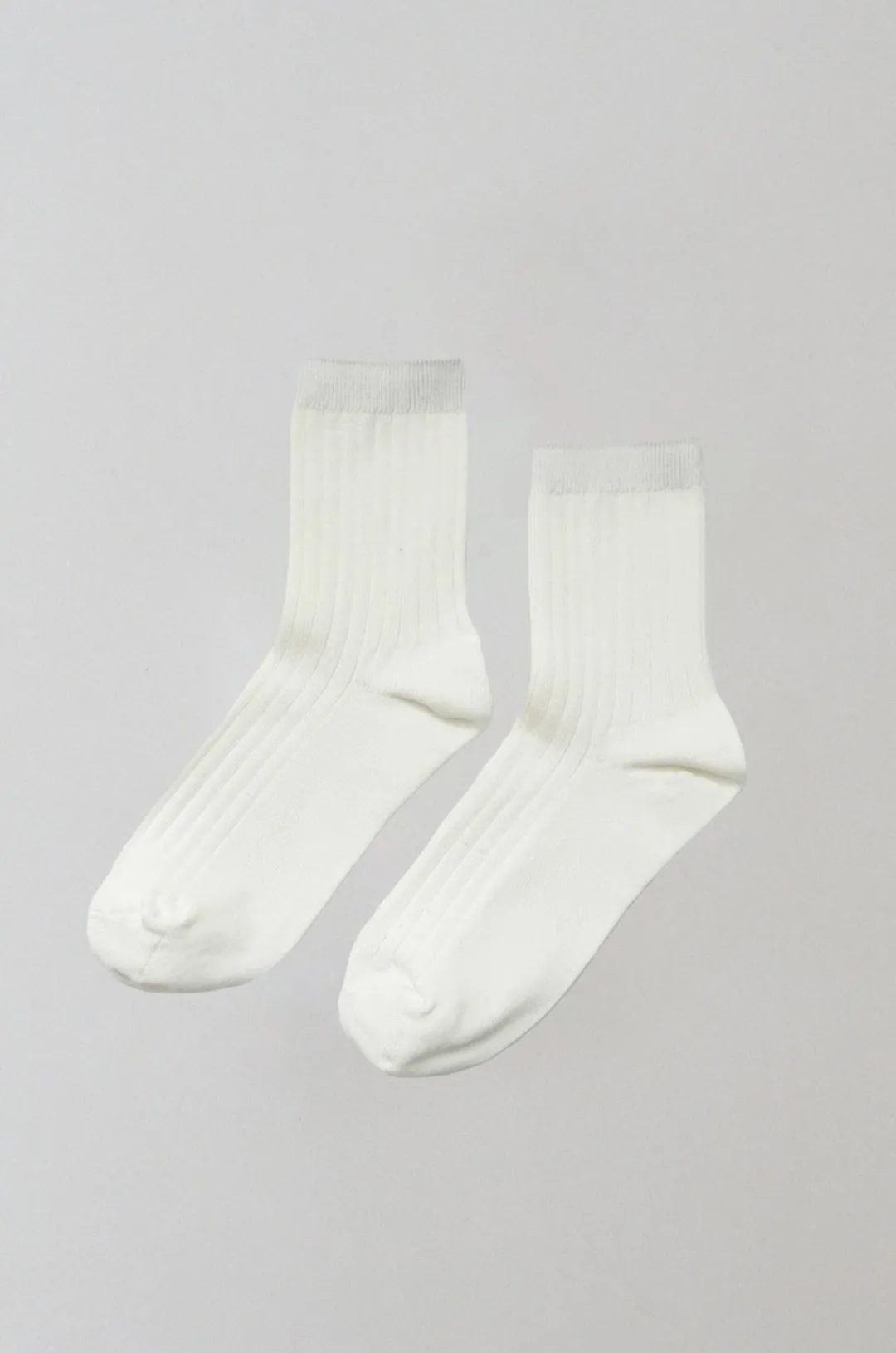 Socks*St. Agni Her Socks - White - By Le Bon