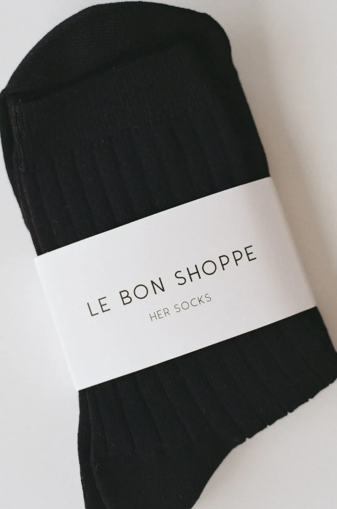Socks*St. Agni Her Socks By Le Bon - Black