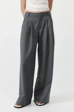 Tailoring*St. Agni Homme Pleat Pants - Pewter Grey