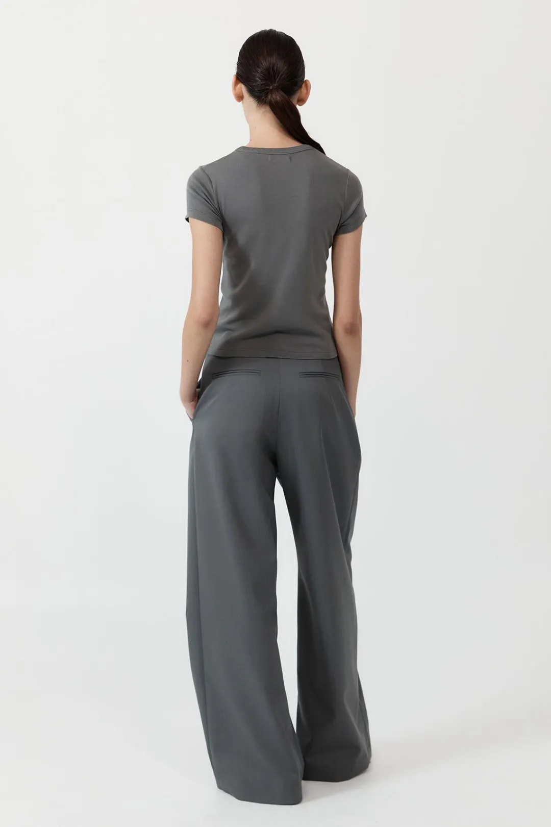 Tailoring*St. Agni Homme Pleat Pants - Pewter Grey
