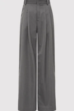 Unisex*St. Agni Homme Pleat Pants - Pewter Grey