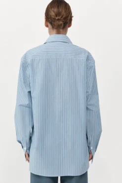 Shirts*St. Agni Homme Shirt - Blue Stripe