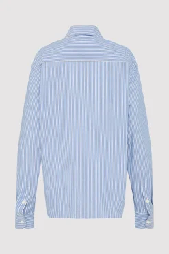 Unisex*St. Agni Homme Shirt - Blue Stripe