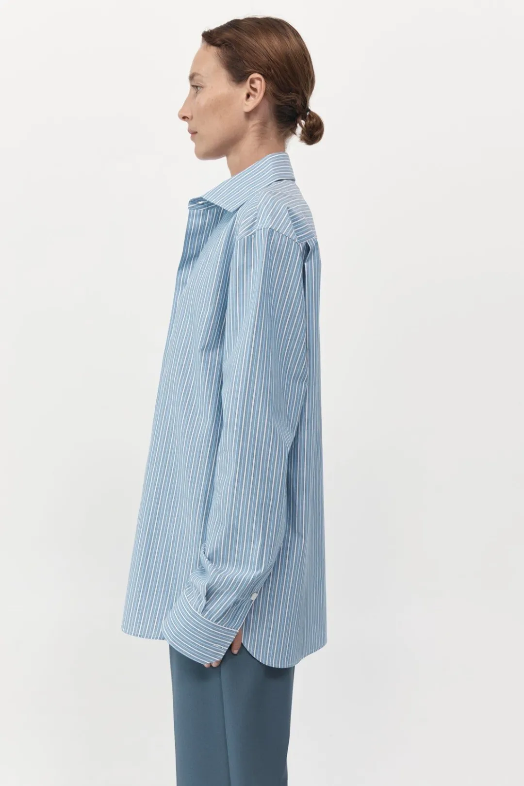 Tops*St. Agni Homme Shirt - Blue Stripe