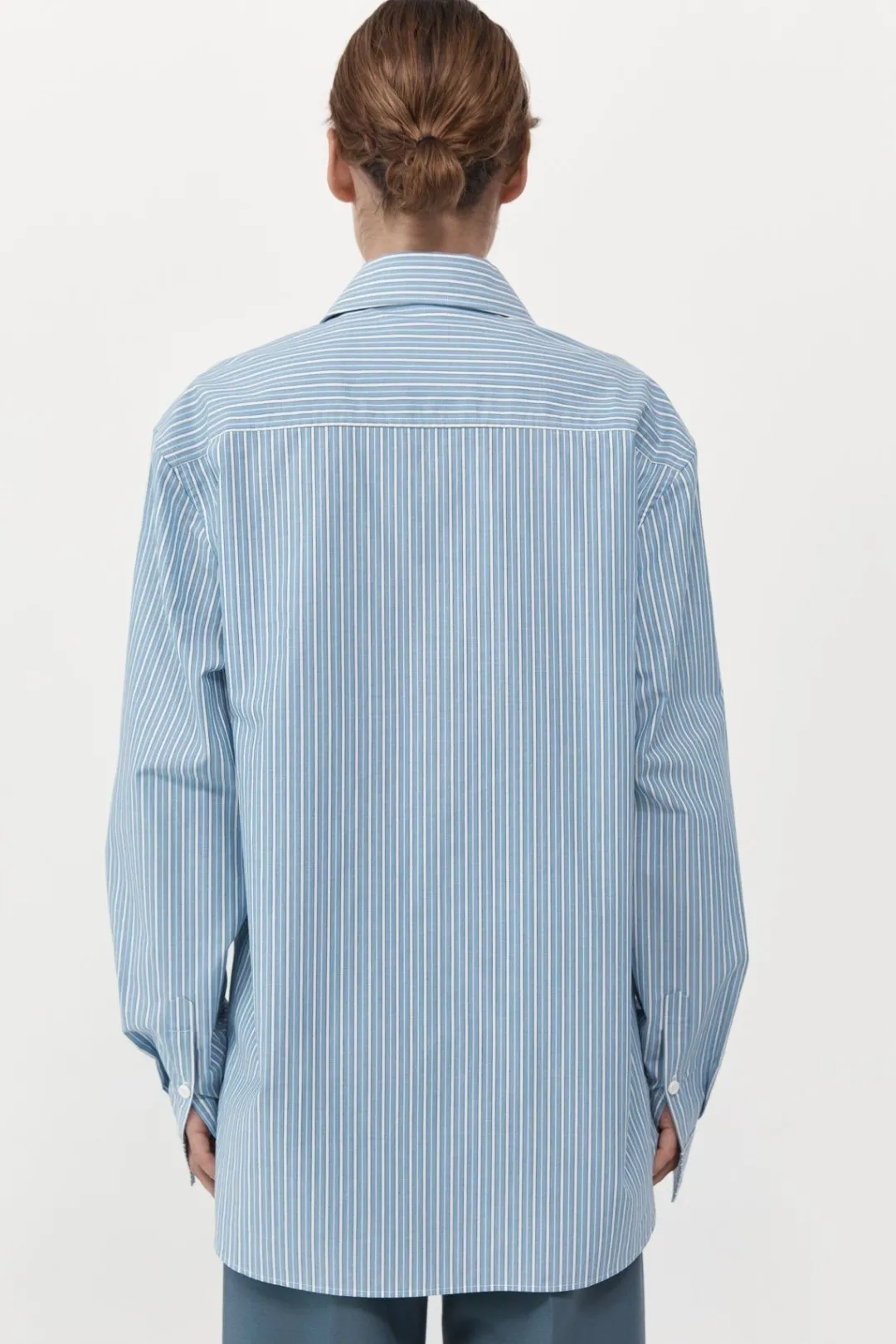 Tops*St. Agni Homme Shirt - Blue Stripe