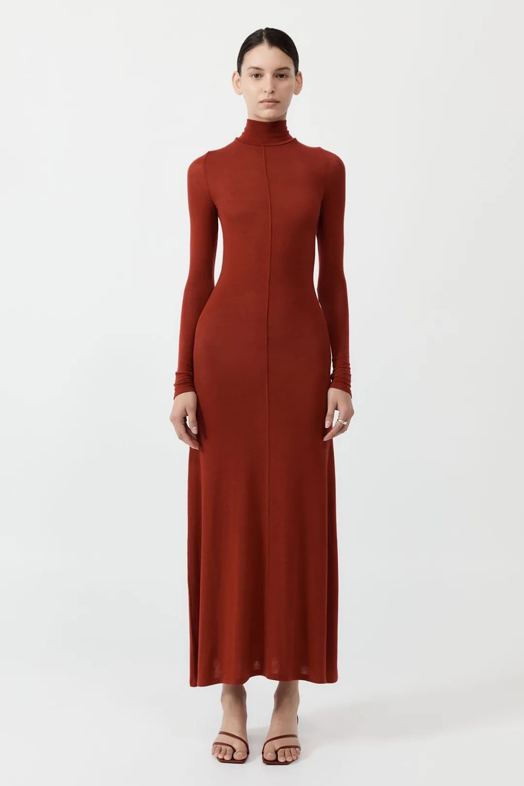 Knitwear*St. Agni Jersey Maxi Dress - Rouge