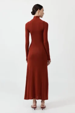 Knitwear*St. Agni Jersey Maxi Dress - Rouge