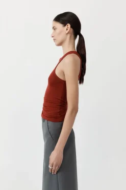 Singlets*St. Agni Jersey Tank - Rouge