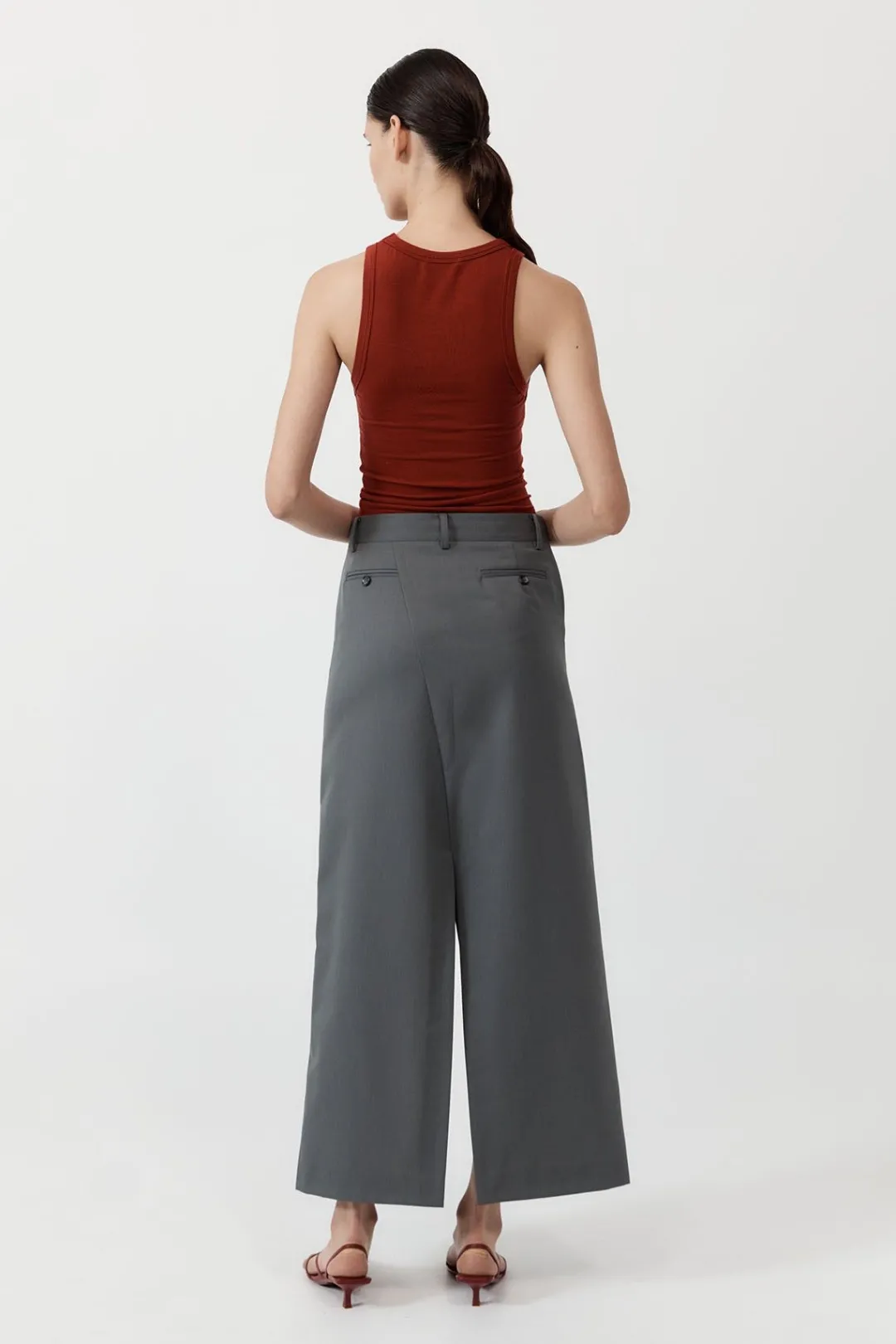 Basics*St. Agni Jersey Tank - Rouge