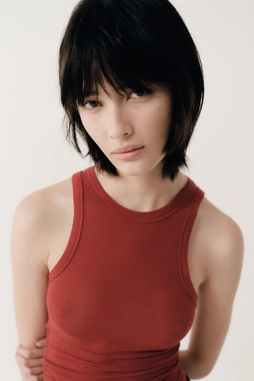 Basics*St. Agni Jersey Tank - Rouge