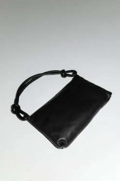 Bags*St. Agni Knotted Baguette Bag - Black