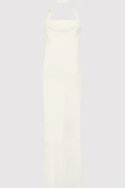 Tailoring*St. Agni Linen Bias Maxi Dress - Ivory