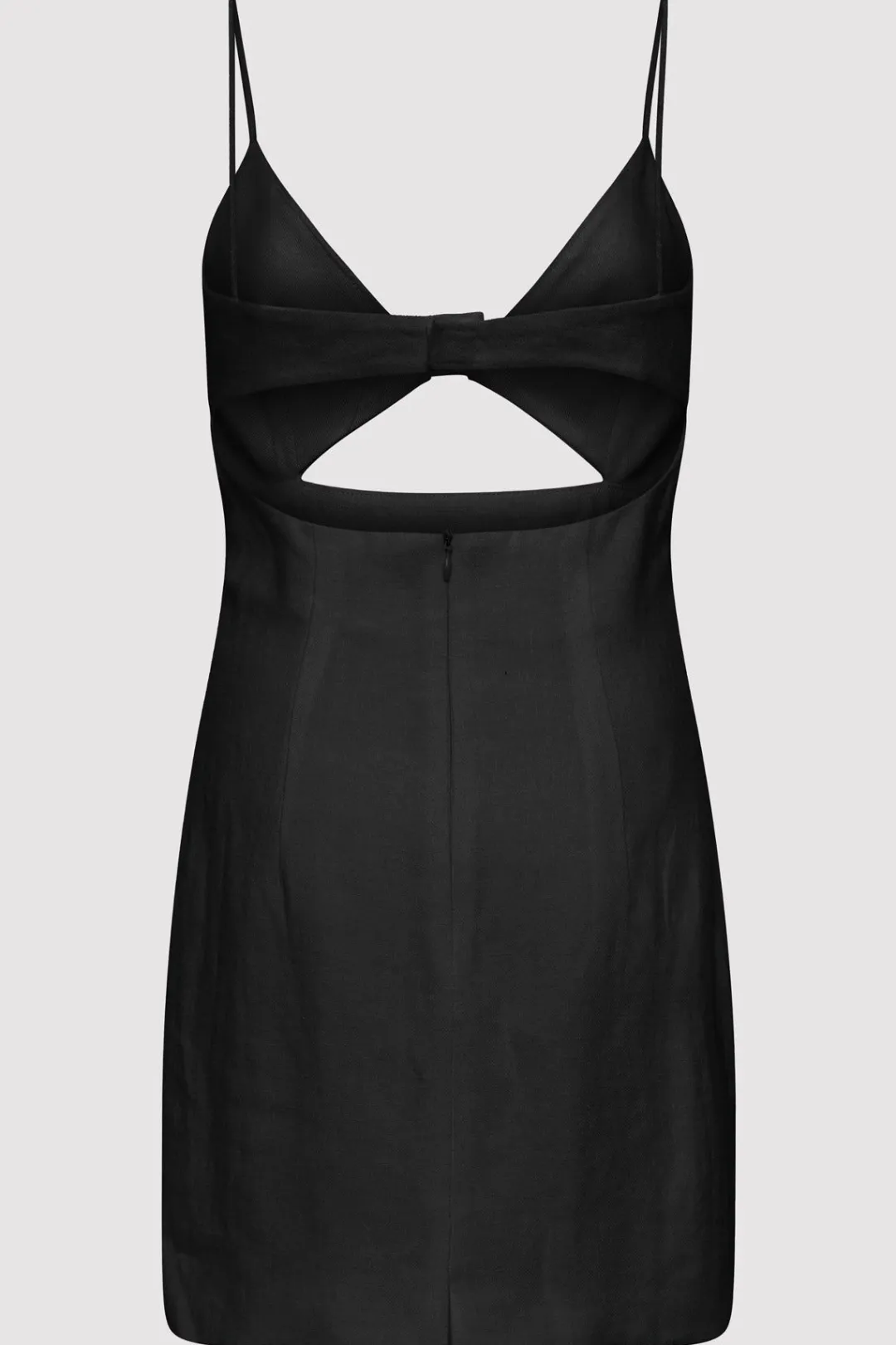 Tailoring*St. Agni Linen Bra Mini Dress - Black