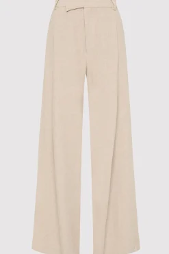 Tailoring*St. Agni Linen Overlap Waist Trousers - Natural