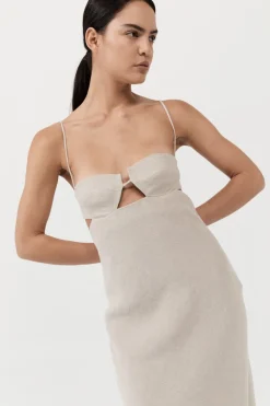 Dresses*St. Agni Linen Resort Dress - Natural