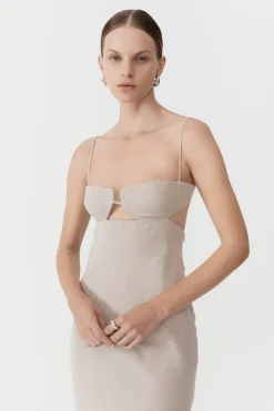Dresses*St. Agni Linen Resort Dress - Natural