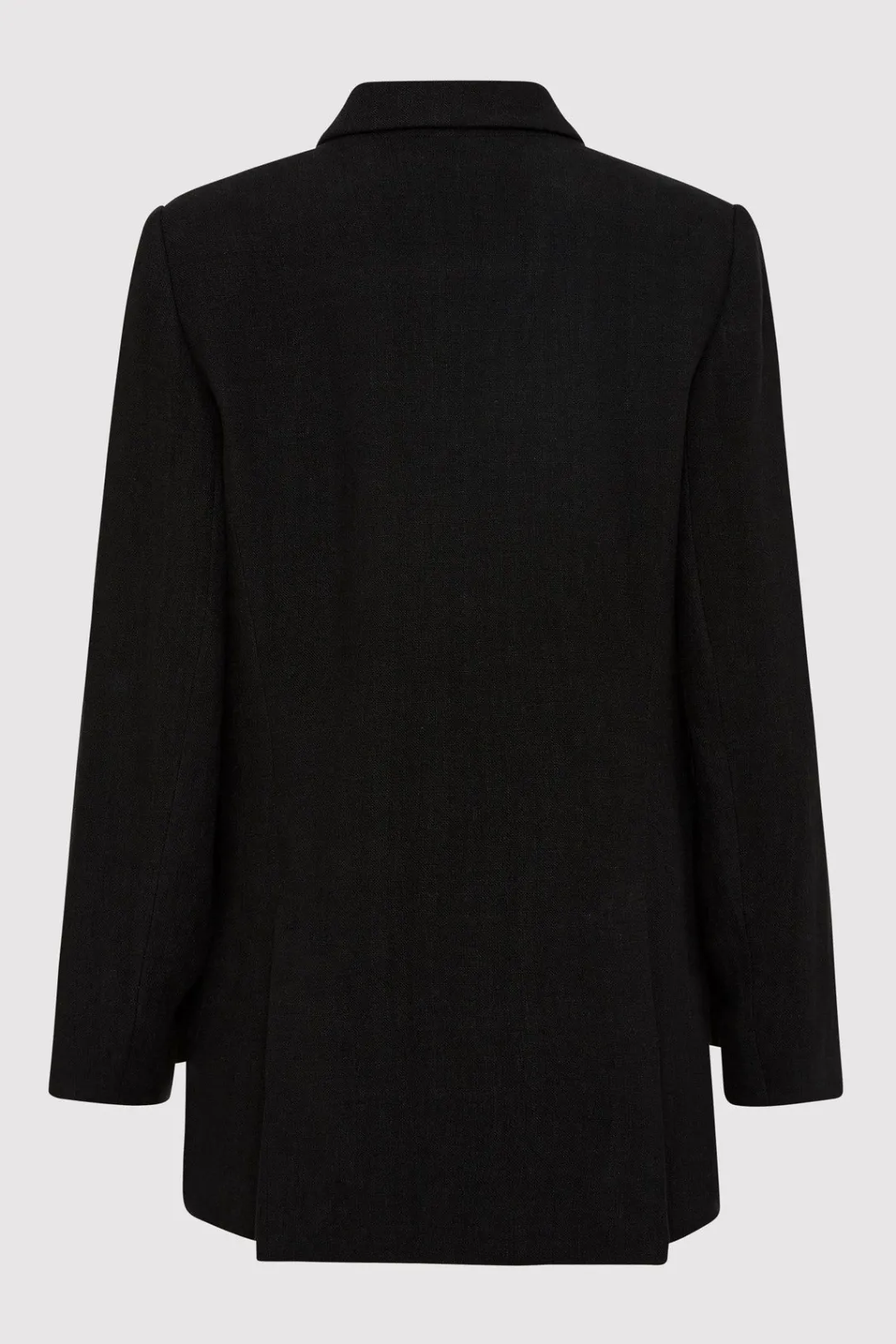 Tailoring*St. Agni Linen Split Sleeve Blazer - Black