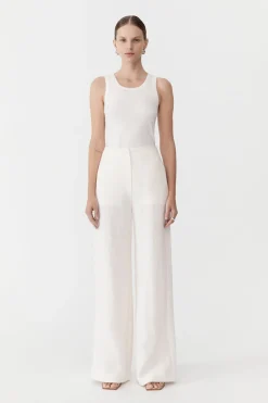 Pants*St. Agni Linen Wide Leg Pants - Ivory