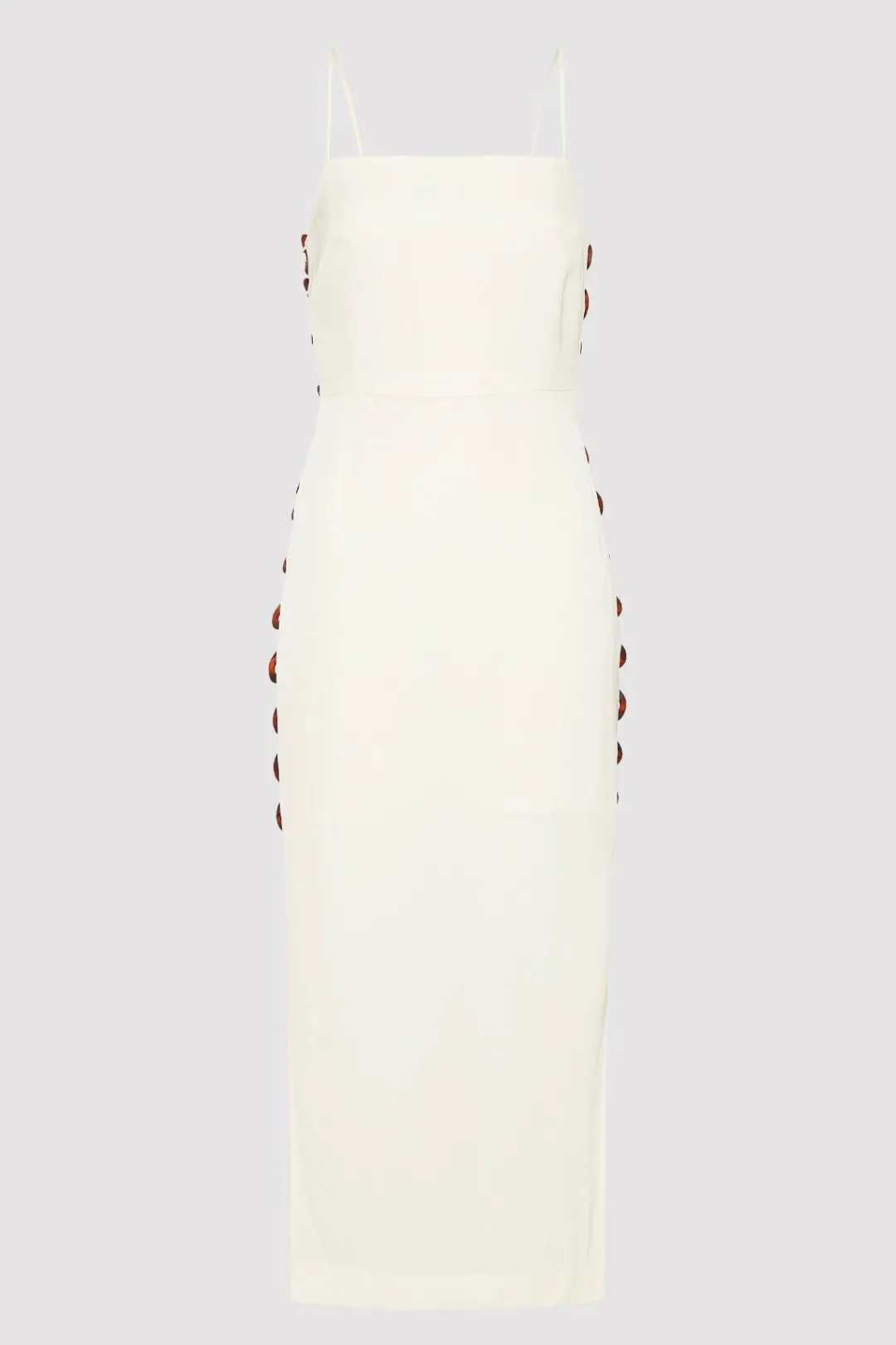 Dresses*St. Agni Link Detail Dress - Cool White