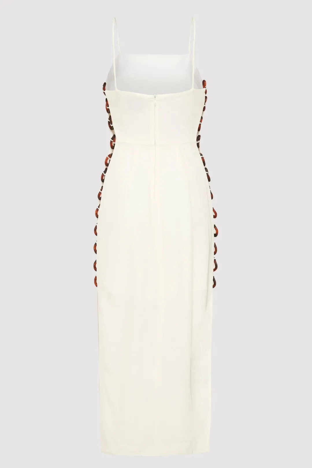 Dresses*St. Agni Link Detail Dress - Cool White