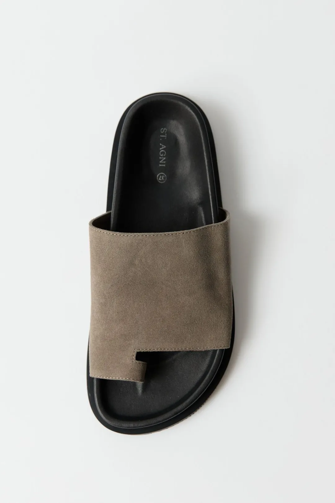 Slides*St. Agni Loe Suede Slide - Kelp