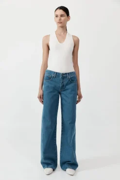 Pants*St. Agni Low Rise Jeans - Denim Blue