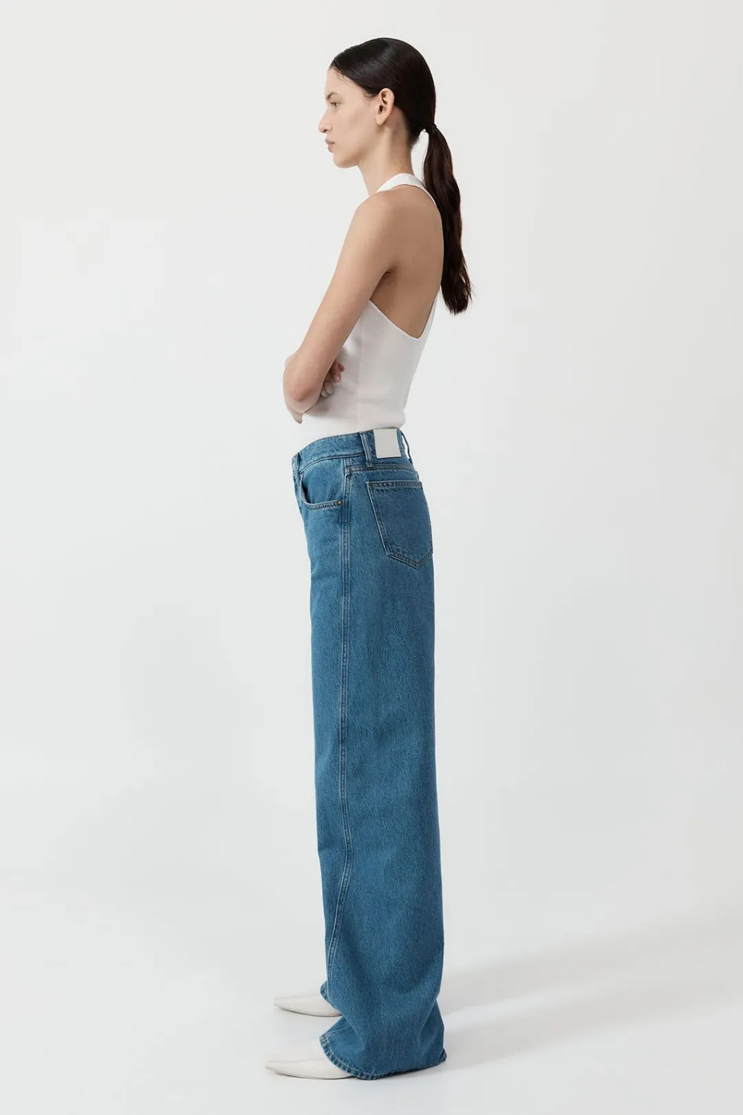 Pants*St. Agni Low Rise Jeans - Denim Blue
